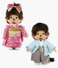 Load image into Gallery viewer, Monchhichi - Gala Kimono Plush - Boy + Girl Set

