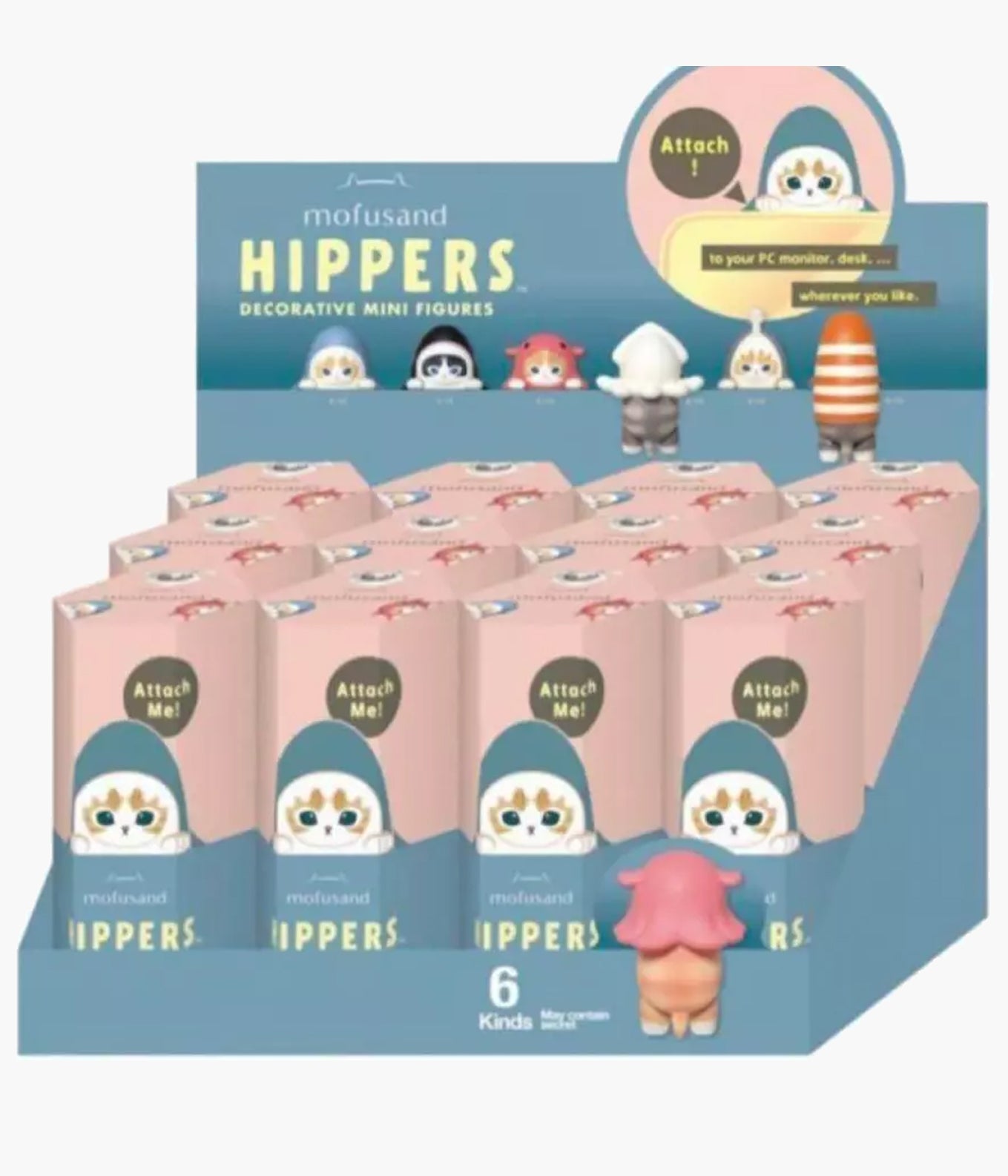 送料無料　mofusand HIPPERS ボックス　シュリク付き Mofusand Hippers – Pickaparty