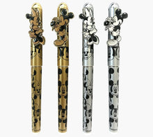 Load image into Gallery viewer, Disney Mickey &amp; Minnie Gold &amp; Silver Ballpoint Pen
