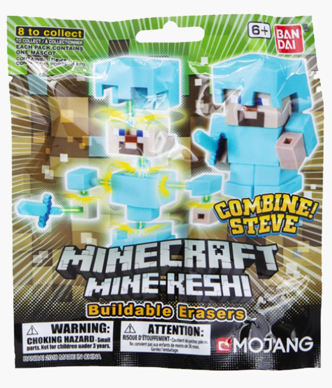 Minecraft Mine-Keshi Buildable Eraser Blind Bag