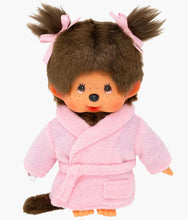 Load image into Gallery viewer, Monchhichi - Bathrobe Girl - 8&quot; Plush
