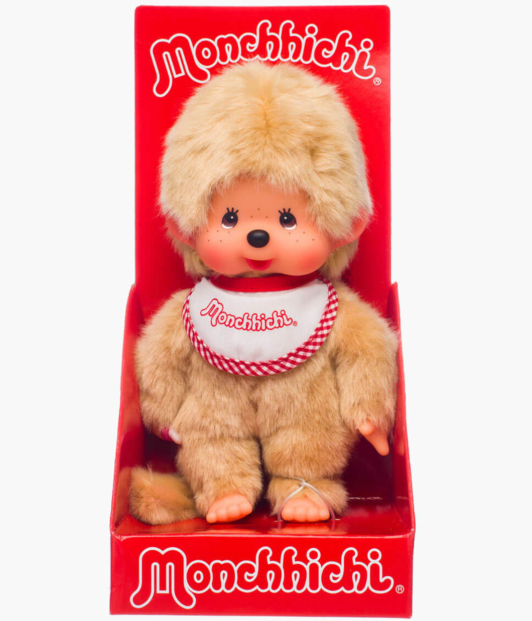 Monchhichi - Beige Boy - 8 Inch Plush