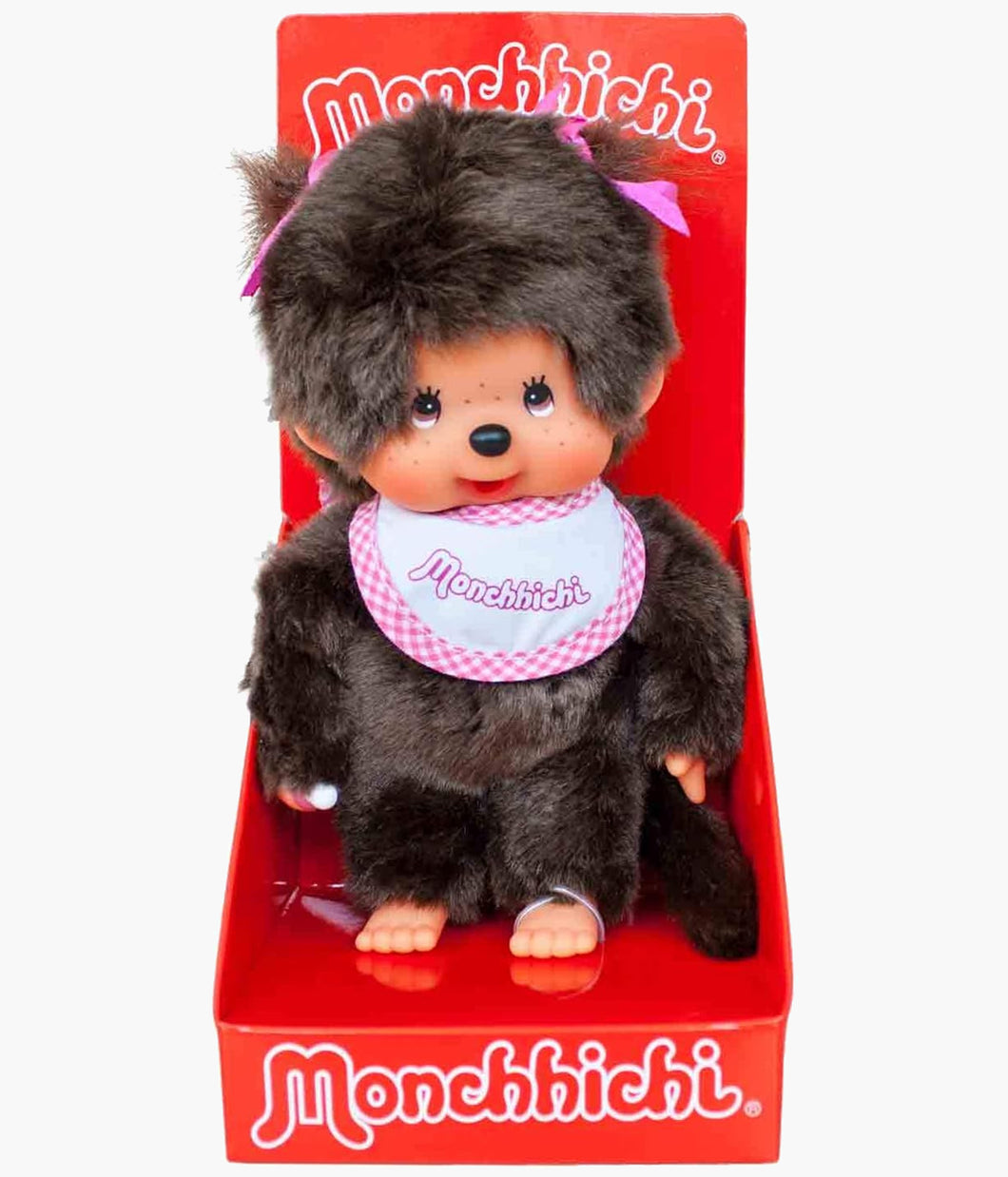 Monchhichi - Twin Tail Girl - 8 Inch Plush
