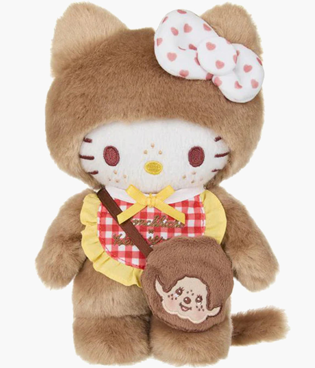 Monchhichi X Hello Kitty - 8 Inch Plush