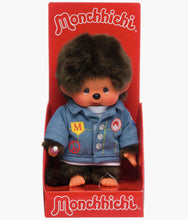 Load image into Gallery viewer, Monchhichi - Jeans Jacket Boy - 8 Inch Plush
