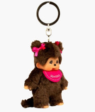 Load image into Gallery viewer, Monchhichi - Pink Girl - Classic Keychain
