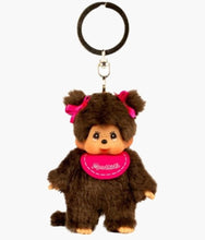 Load image into Gallery viewer, Monchhichi - Pink Girl - Classic Keychain
