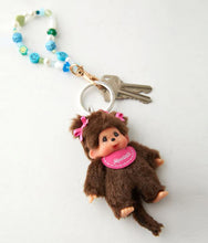 Load image into Gallery viewer, Monchhichi - Red Boy - Classic Keychain
