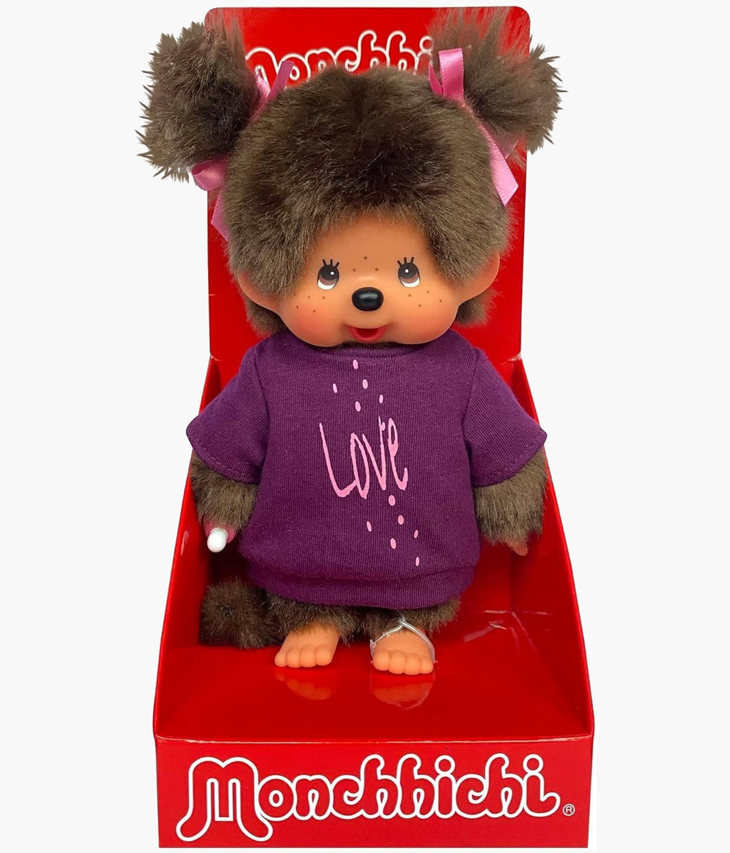 Monchhichi - Love Tee Dress Girl - 8 Inch Plush