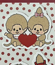 Load image into Gallery viewer, Monchhichi - Furry Flocked Sticker Sheets

