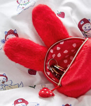 Load image into Gallery viewer, Monchhichi Strawberry Girl - Plush Coin Purse
