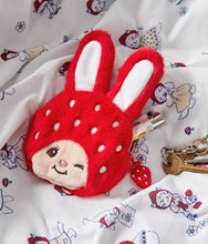 Load image into Gallery viewer, Monchhichi Strawberry Girl - Plush Coin Purse
