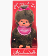 Load image into Gallery viewer, Monchhichi - Pink Bib Girl - 8 Inch Plush
