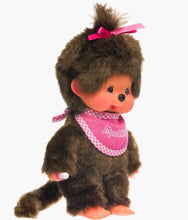 Load image into Gallery viewer, Monchhichi - Pink Bib Girl - 8 Inch Plush
