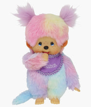 Load image into Gallery viewer, Monchhichi - Tie-Dye Girl - 8 Inch Plush

