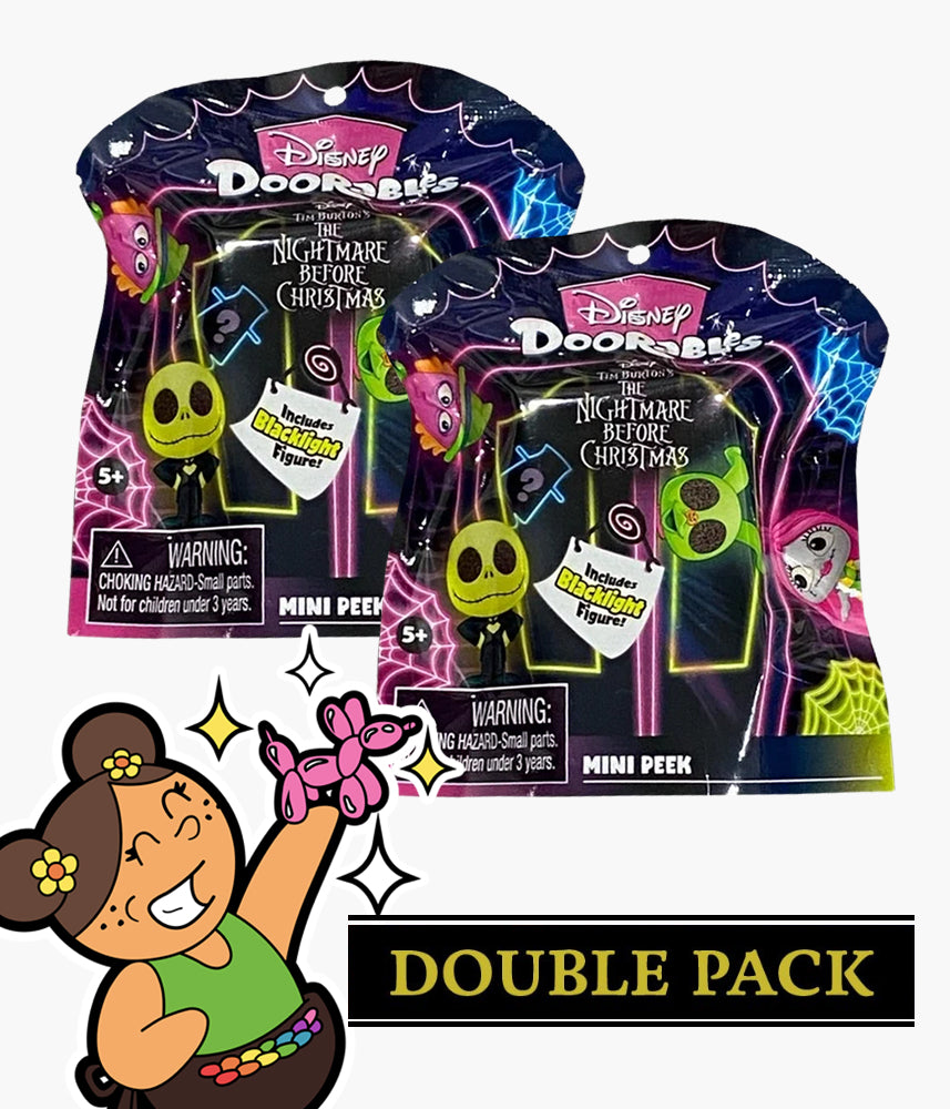 Disney Doorable Nightmare Before Christmas comic con deals exclusive 13 blacklight