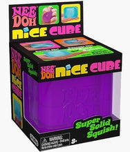 Load image into Gallery viewer, NeeDoh - Nice Cube Solid Squish 2.25" Cube - Purple
