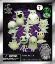 Load image into Gallery viewer, Nightmare Before Christmas - Series 8 - 3D Foam Bag Clip (Glow In The Dark)
