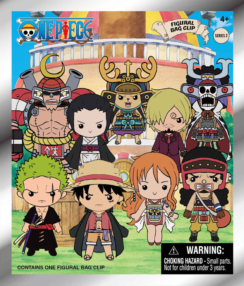 One Piece - Series 2  - 3D Foam Bag Clip