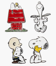Load image into Gallery viewer, Peanuts - 75th Anniversary Mystery Bag Charm + Enamel Pin - Blind Box
