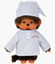 Load image into Gallery viewer, Monchhichi - Long Striped Pajama Boy with Cap Plush
