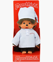Load image into Gallery viewer, Monchhichi - Long Striped Pajama Boy with Cap Plush
