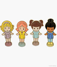 Load image into Gallery viewer, Polly Pocket - Double Blind Enamel Pin &amp; Mini ITA Bag Charm - Blind Box
