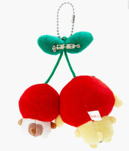 Load image into Gallery viewer, Pompompurin + Muffin Cherry Plush Brooch Keychain (Sanrio Japan)
