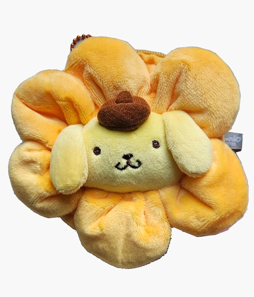 Sanrio - Pompompurin Flower Pouch Bag Charm (Korea Exclusive