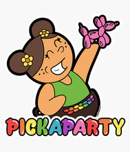 Load image into Gallery viewer, 3&quot; Pickaparty Logo Vinyl Sticker
