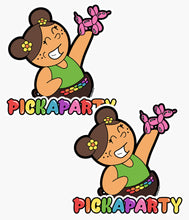 Load image into Gallery viewer, 3&quot; Pickaparty Logo Vinyl Sticker
