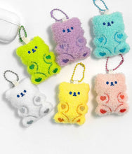 Load image into Gallery viewer, Random Color Plush Gummy Bear Keyring - Blind Box
