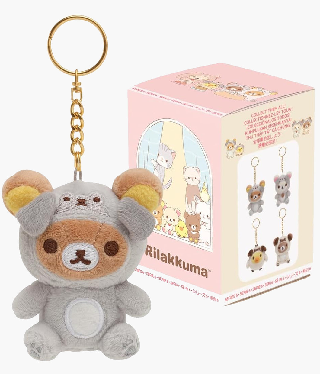Rilakkuma San-X Original Pug Series - Blind Box Keychain