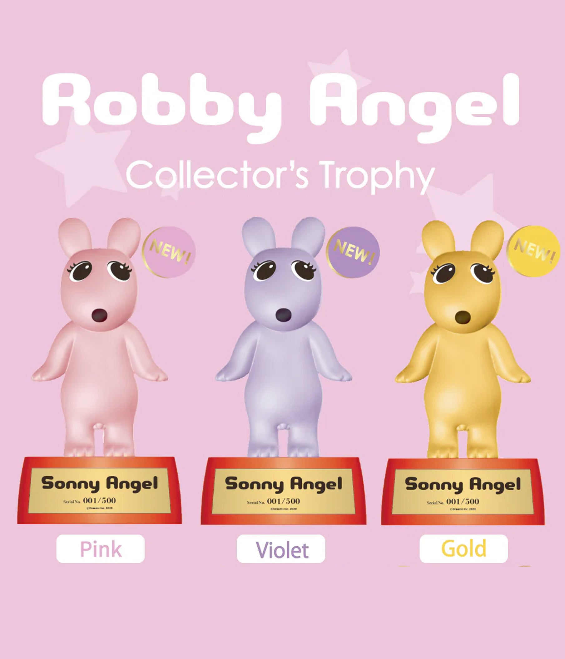 Sonny Angel - Robby Collector's Trophy - Pink – Pickaparty