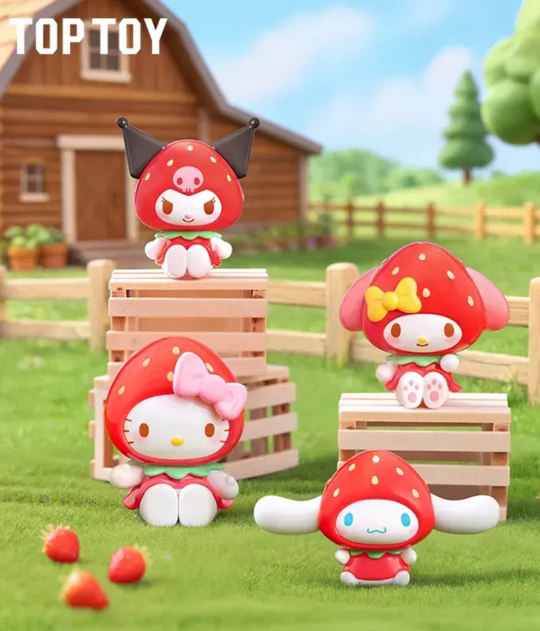 くみっきーさん専用❤️ストロベリー❤️ロリポップ❤️ドールチャーム❤️ハンドメイド Sanrio - Strawberry Candy Keychain - Blind Box – Pickaparty