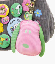Load image into Gallery viewer, Peanuts - Sherbert Spring Snoopy Head Padded Corduroy Bag Charm - Blind Box
