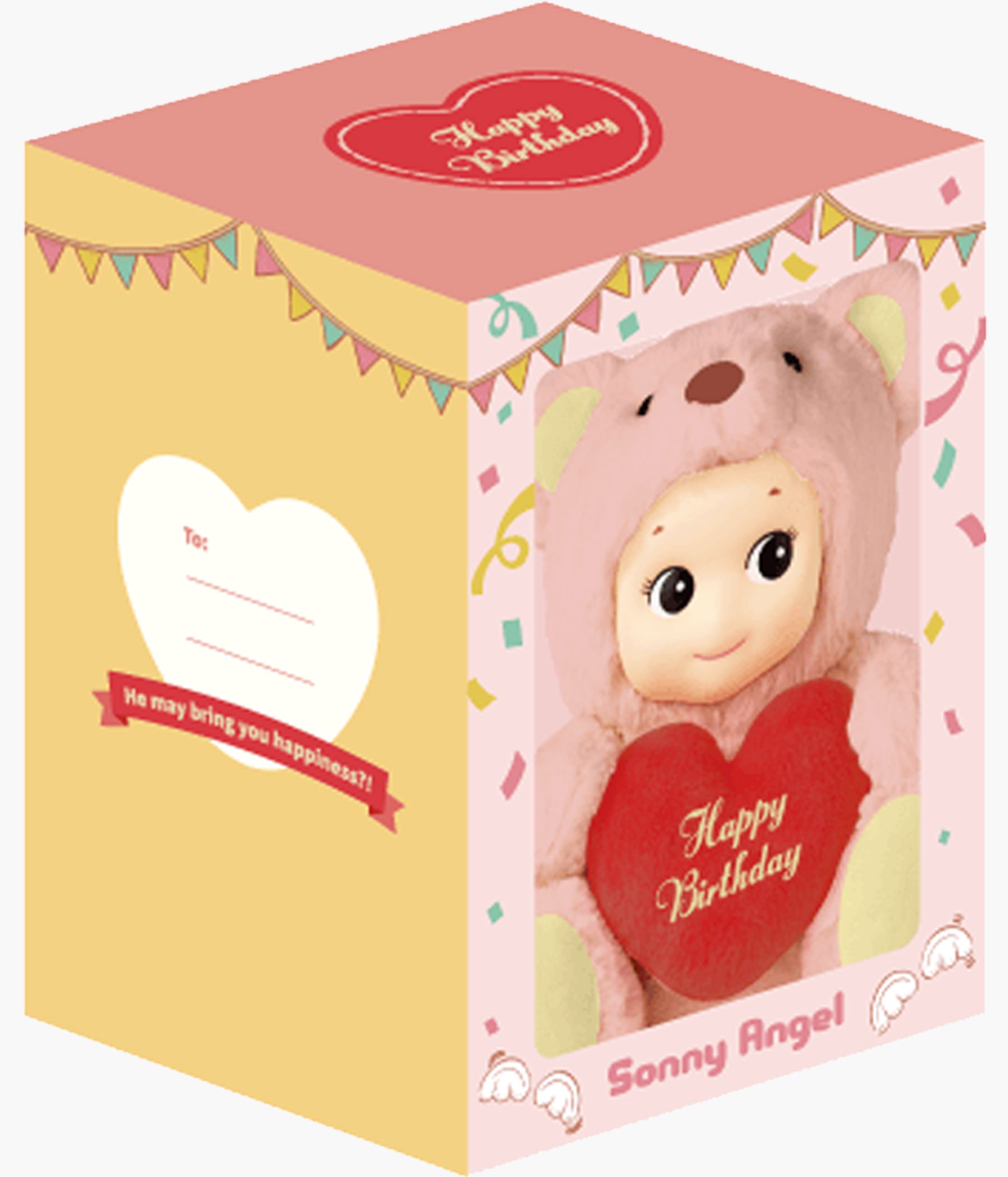 Sonny Angel Cuddly Plush Bear (Happy Birthday) – Pickaparty