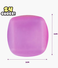 Load image into Gallery viewer, Sqweezy Stress Cubes Fidget Squishy 24 Pack
