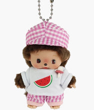Load image into Gallery viewer, Monchhichi - Summer Bebichhichi Plush Doll Keychain - Boy (Japan)
