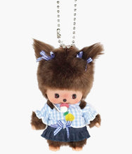 Load image into Gallery viewer, Monchhichi - Summer Bebichhichi Plush Doll Keychain - Girl (Japan)
