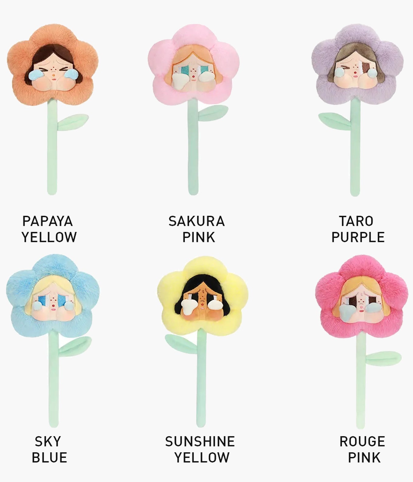 CRY BABY SAD CLUB PLUSH FLOWER 6点 CRYBABY Sad Club Series | Plush Flower Blind Box - POP MART