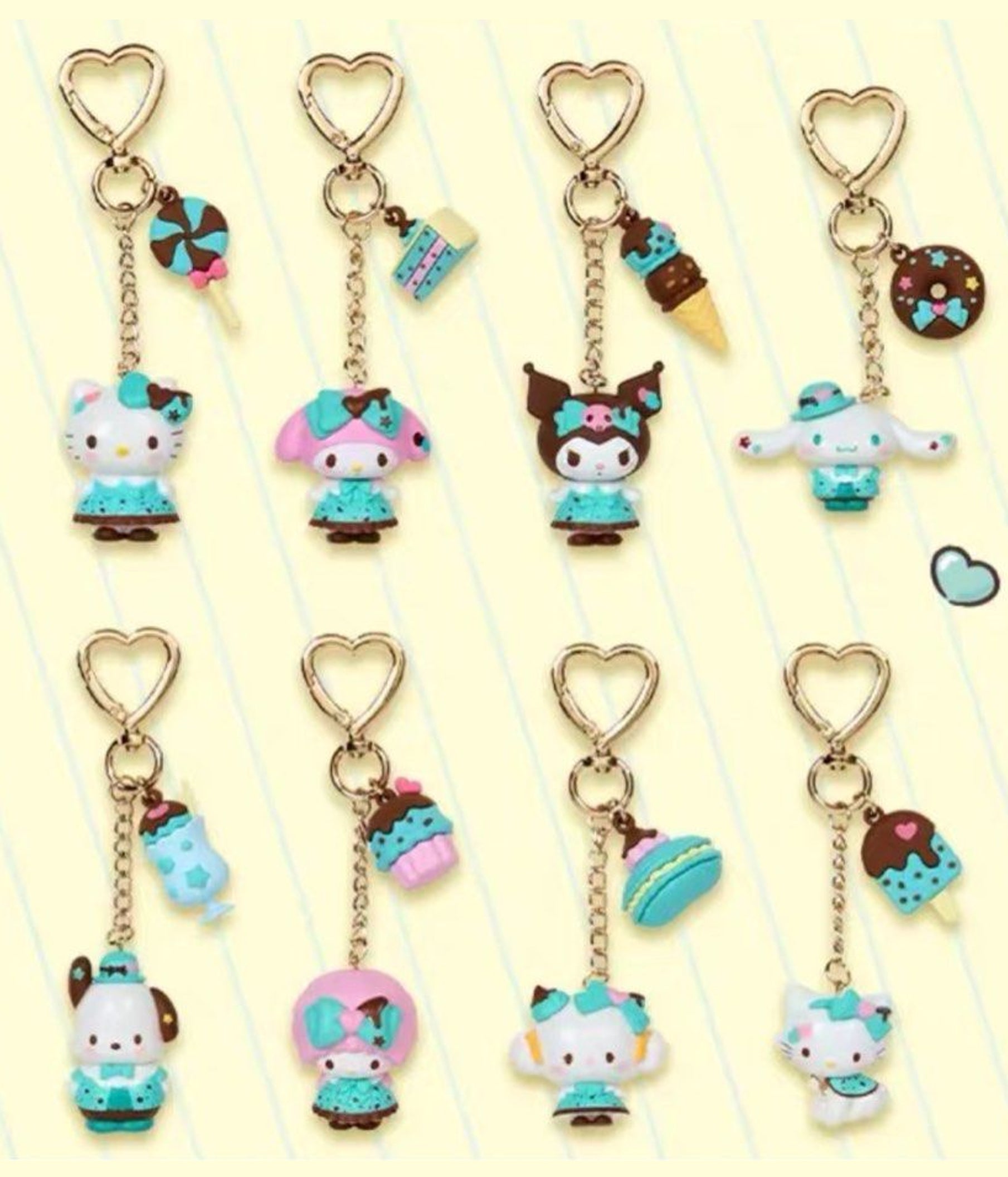 Sanrio Characters - Choco Mint Series - Blind Box Keychains