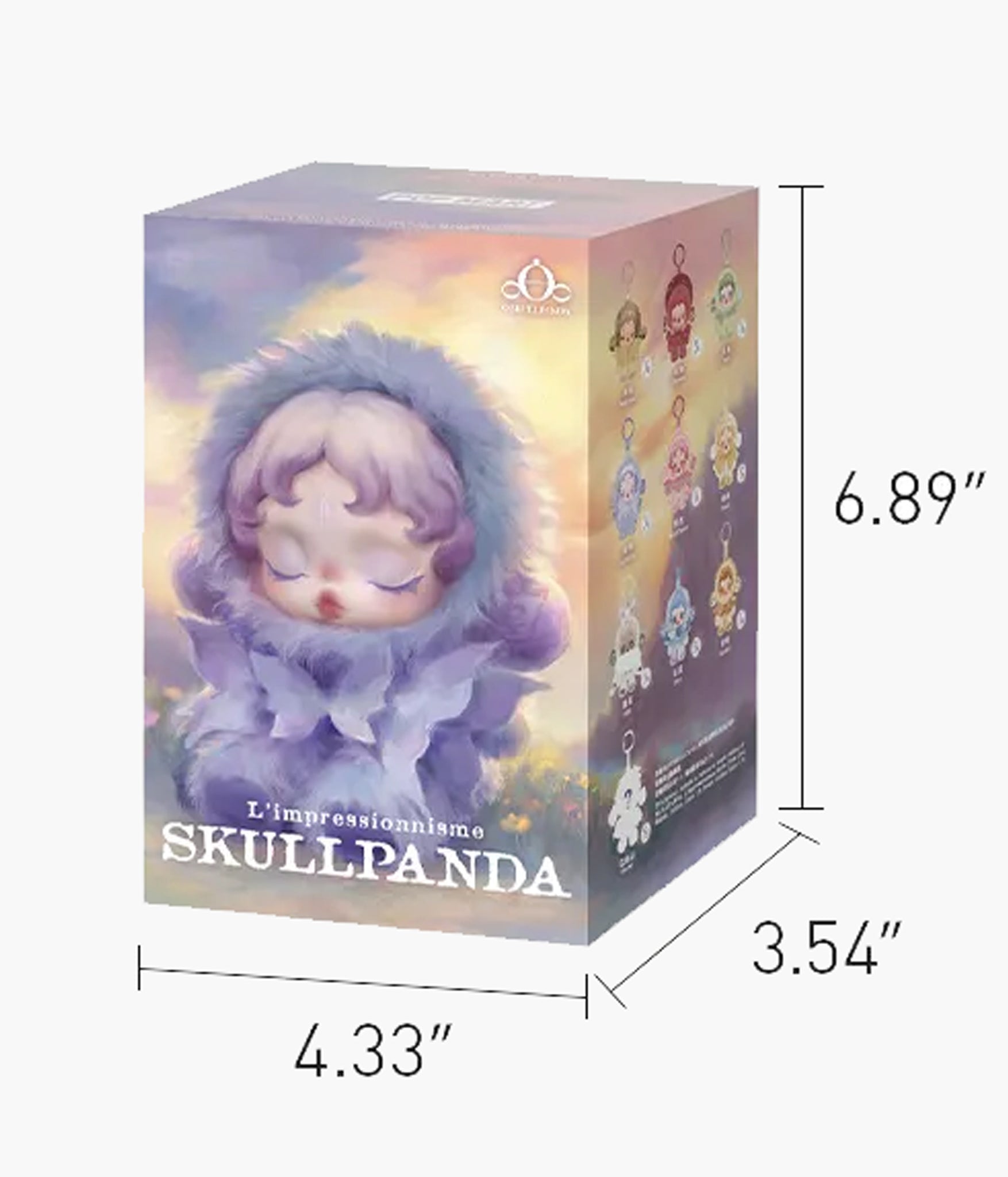 SKULLPANDA L' impressionnisme 6 セット Skullpanda L'impressionnisme - Plush Pendant - Blind Box
