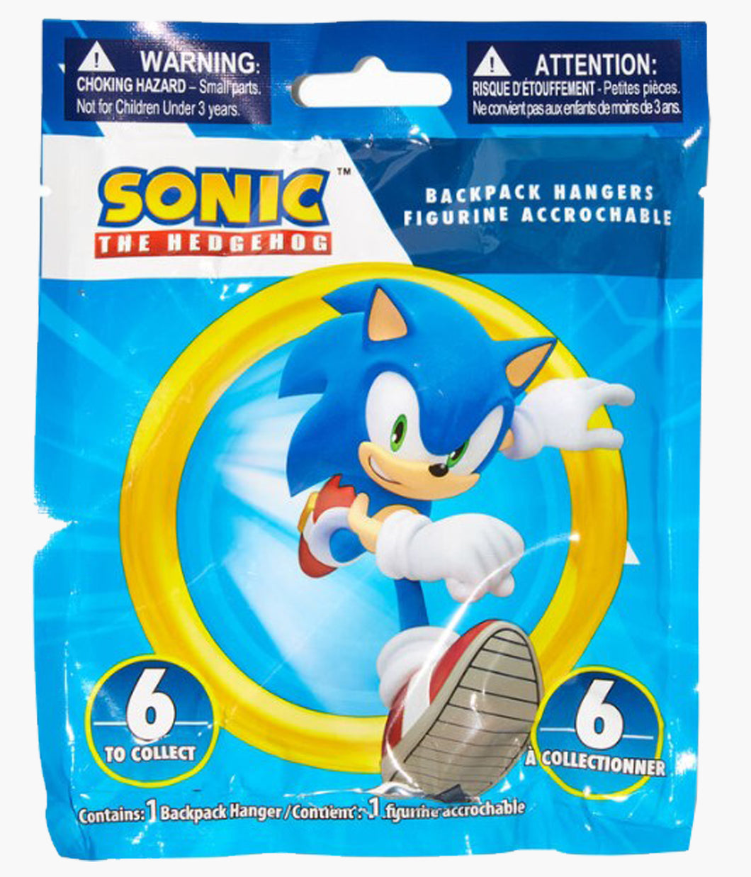 Sonic The Hedgehog Backpack Hangers Blind Bag