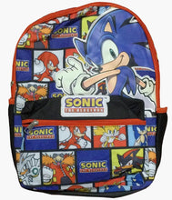 Load image into Gallery viewer, 16&quot; Sonic the Hedgehog Glow In The Dark Backpack
