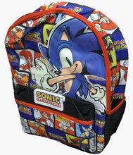 Load image into Gallery viewer, 16&quot; Sonic the Hedgehog Glow In The Dark Backpack
