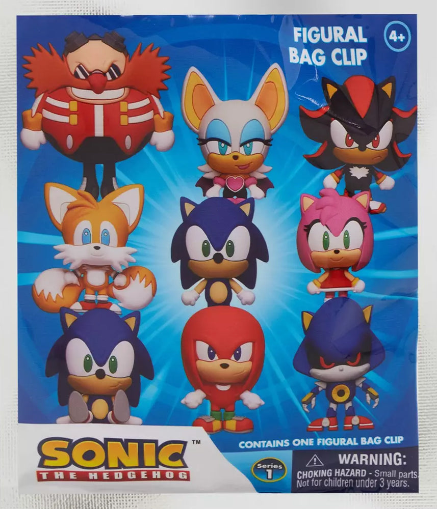 Sonic The Hedgehog - 3D Foam Bag Clip – Pickaparty