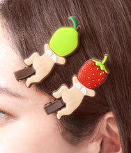 Load image into Gallery viewer, Sonny Angel - Harvest Hair Clip Set - Tomato &amp; Carrot
