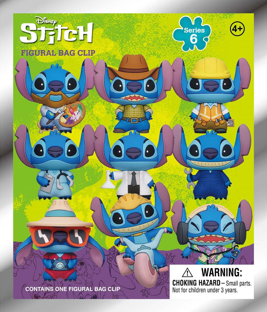 Stitch - Series 6 - 3D Foam Bag Clip