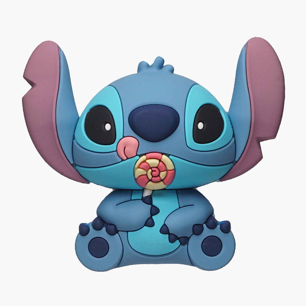 Stitch with Lollipop - 3D Foam Magnet